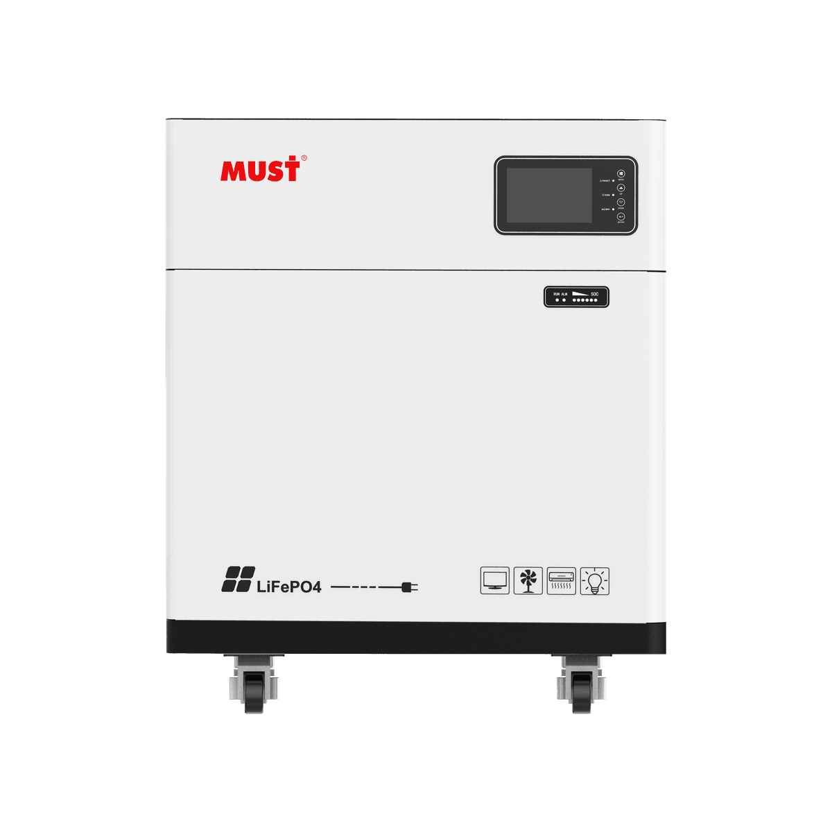 HBP1800 系列（1.2-10kW，1.28-15.36kWh）移动式 产品外观