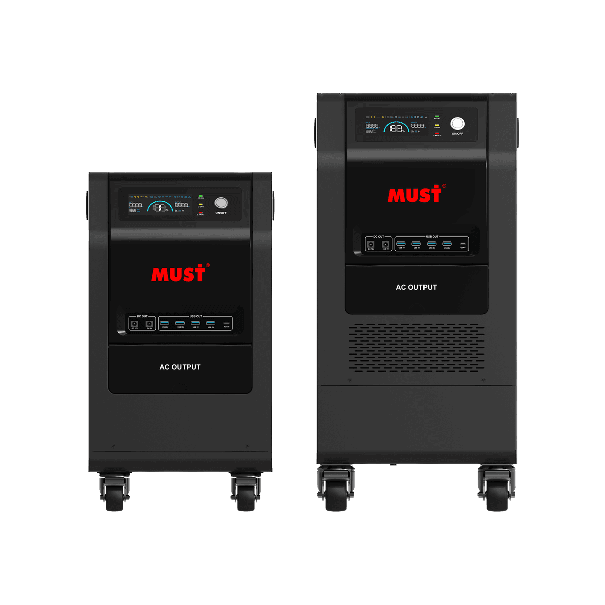 HBP1800 MT 系列（3-5.2kW，3.072-5.12kWh）移动式 产品外观