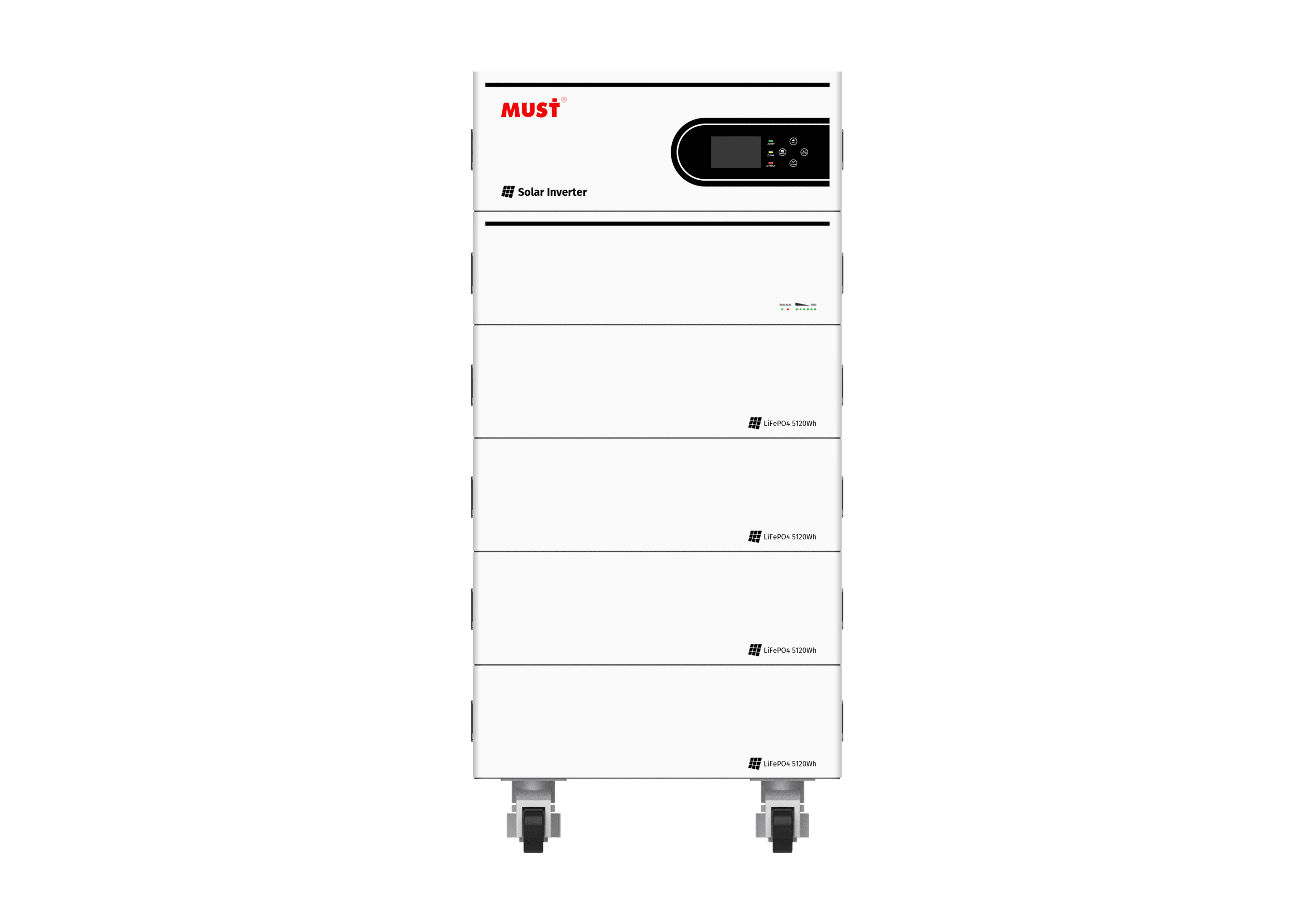 HBP3300 PTLV 系列（6kW，5.12-25.6kWh）移动式 产品外观